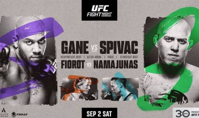 Apostas para Gane x Spivak, UFC Fight Night