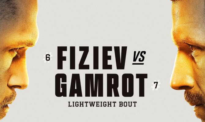 Apostas para Fiziev x Gamrot, no UFC Fight Night