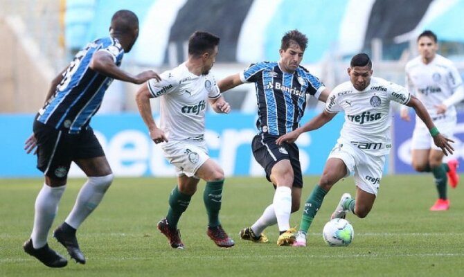Grêmio x Palmeiras, Brasileirão 2021,
