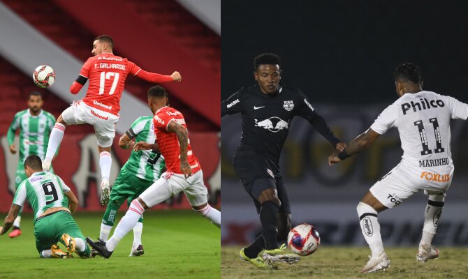 INter x Ju, Bragantino x Santos, Brasileirão 2021