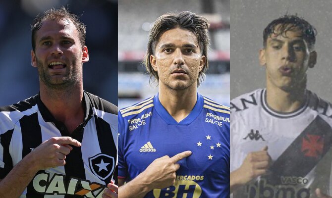 Jogos de cruzeiro, Botafogo e Vasco na Série B 2021