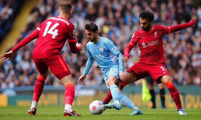 Liverpool x Manchester City, Premier League 22/23