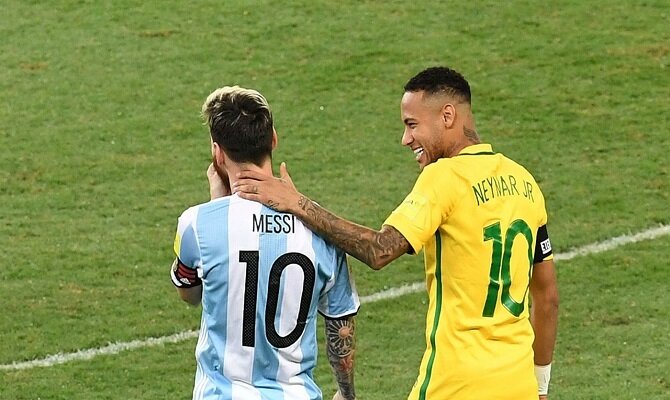 Neymar e Messi
