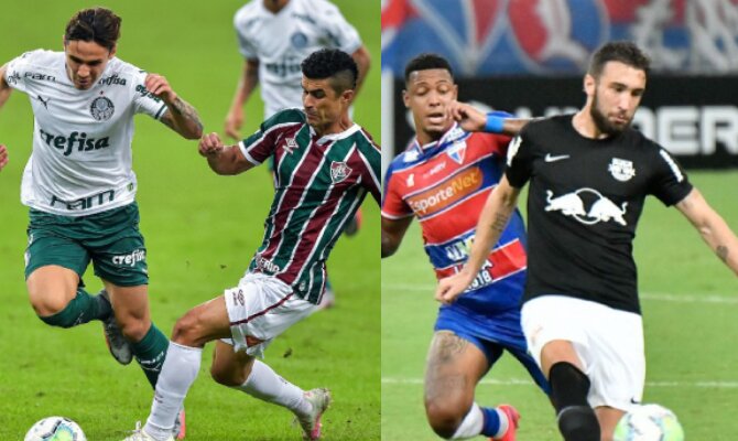 Palmeiras x Fluminense, Bragantino x Fortaleza, Brasileirão 2021