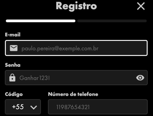Cadastrar no Sportingbet
