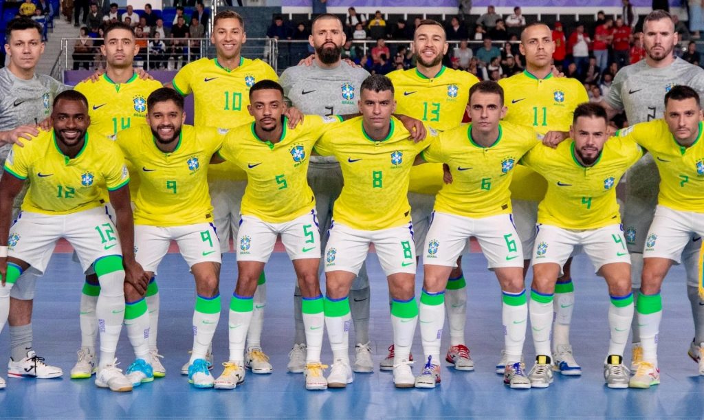 Seleção Brasileira de Futsal vai em busca do hexa contra a Argentina na Copa do Mundo de Futsal 2024