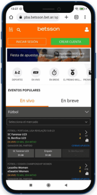 Betsson android app